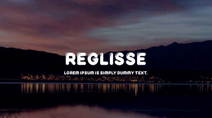 Reglisse Font Family