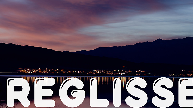 Reglisse Font Family
