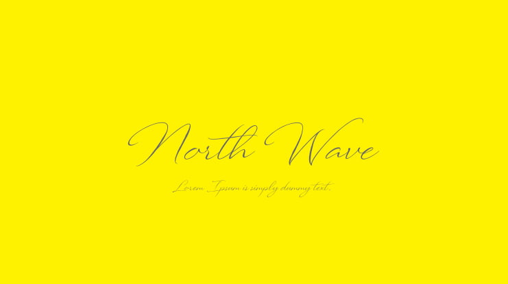 North Wave Font