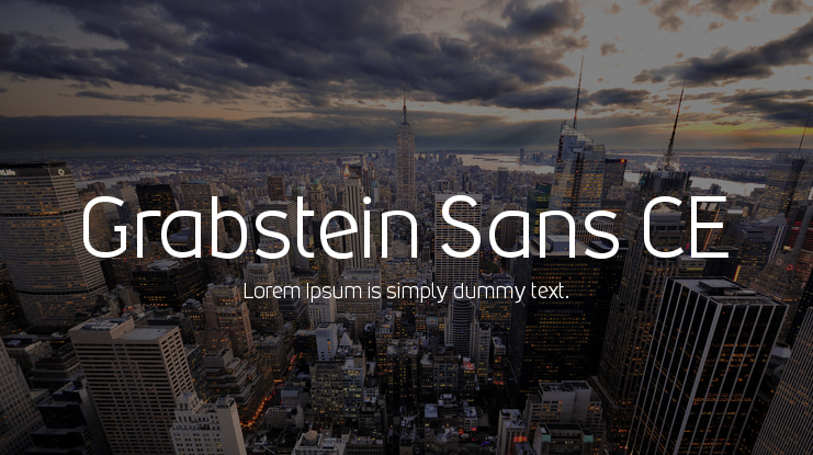 Grabstein Sans CE Font