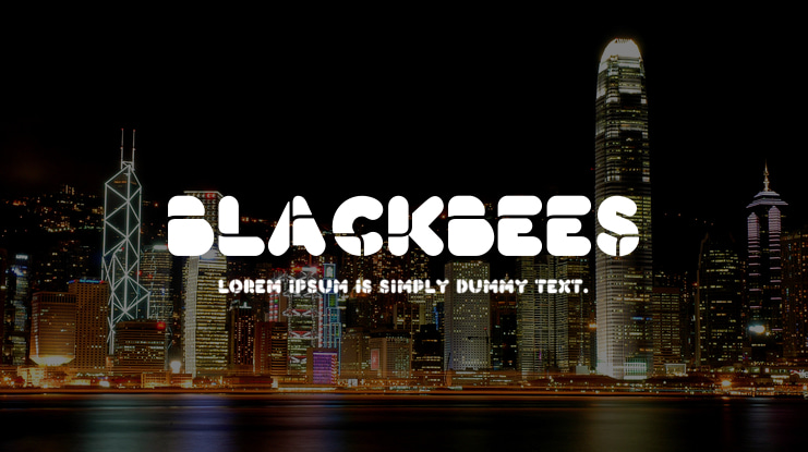 BlackBees Font Family