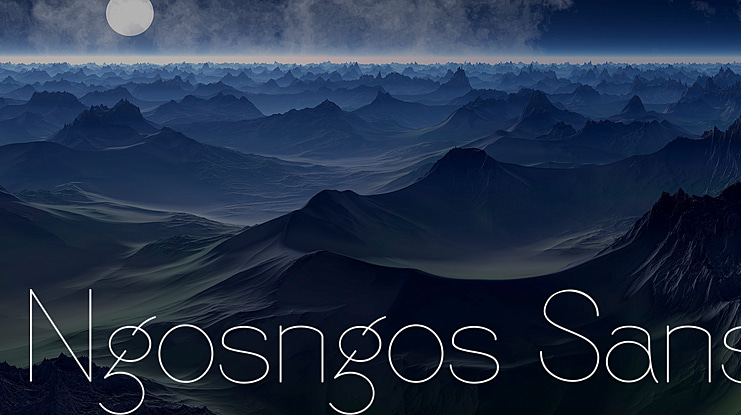 Ngosngos Sans Font