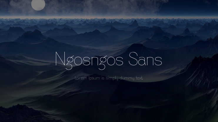 Ngosngos Sans Font