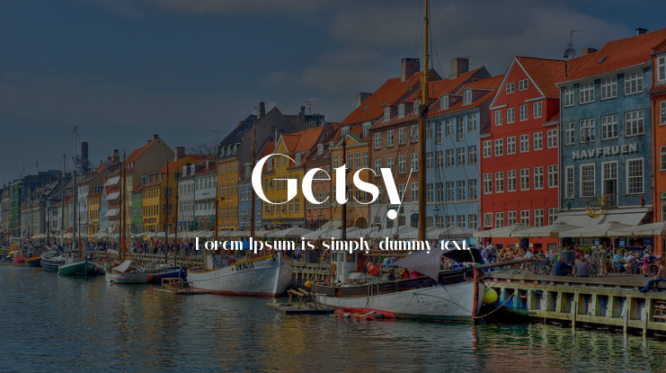 Getsy Font