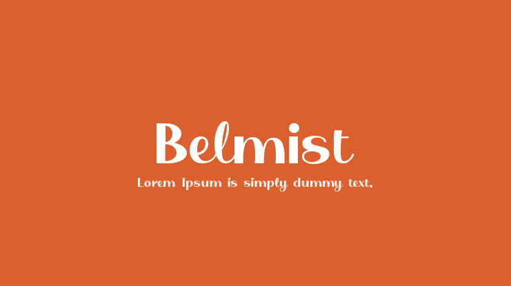 Belmist Font