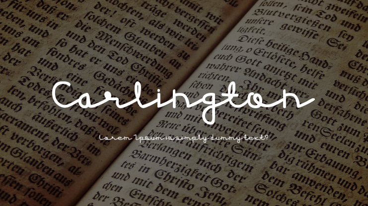Carlington Font