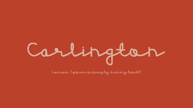 Carlington Font