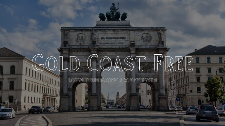Gold Coast Free Font Family