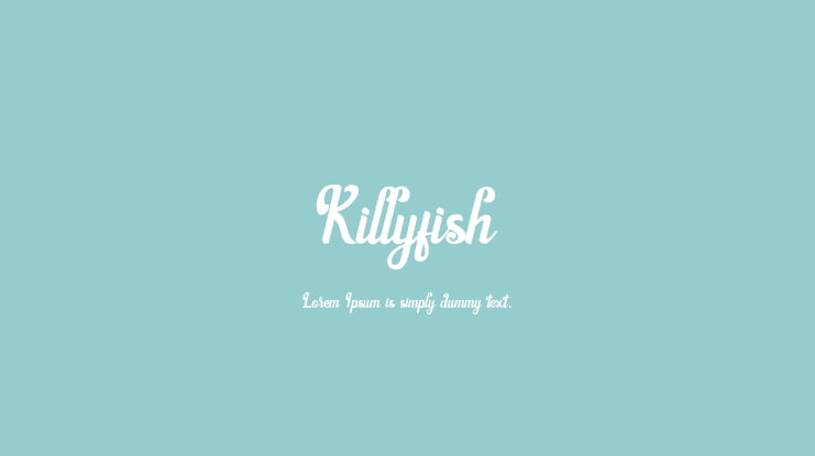 Killyfish Font