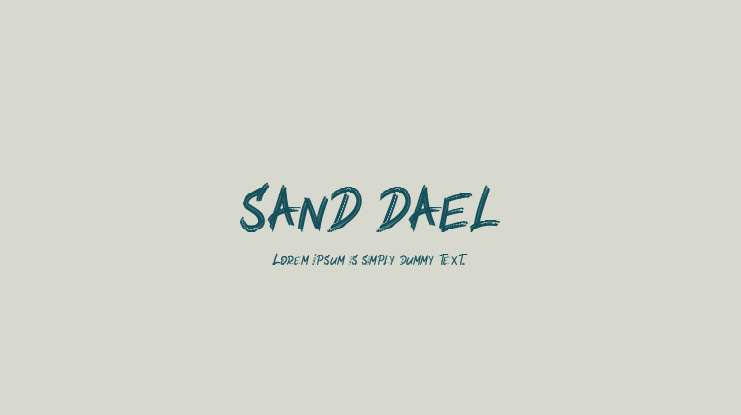 SAND DAEL Font