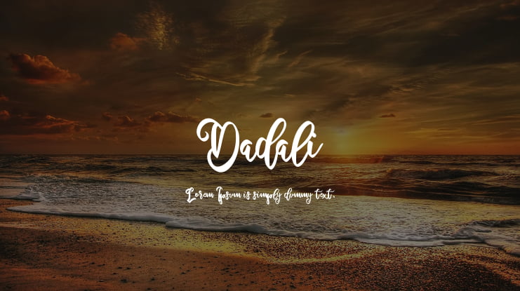 Dadali Font