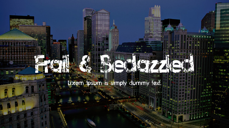 Frail & Bedazzled Font