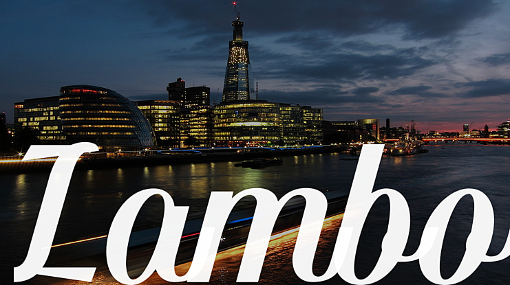 Lambo Font