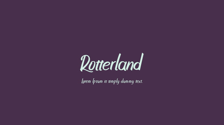 Rotterland Font