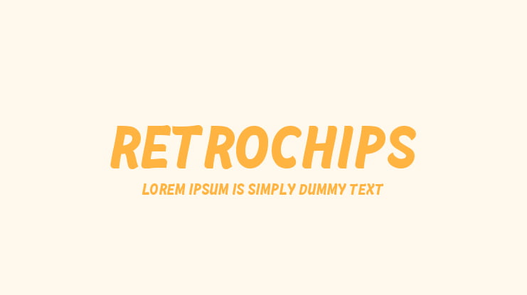 Retrochips Font