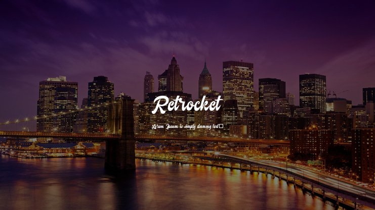 Retrocket Font