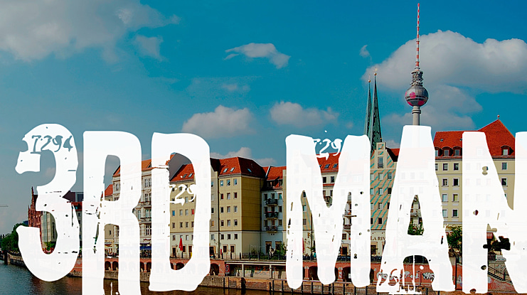 3rd Man Font Family