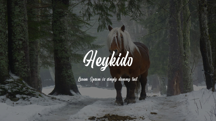 Heykido Font