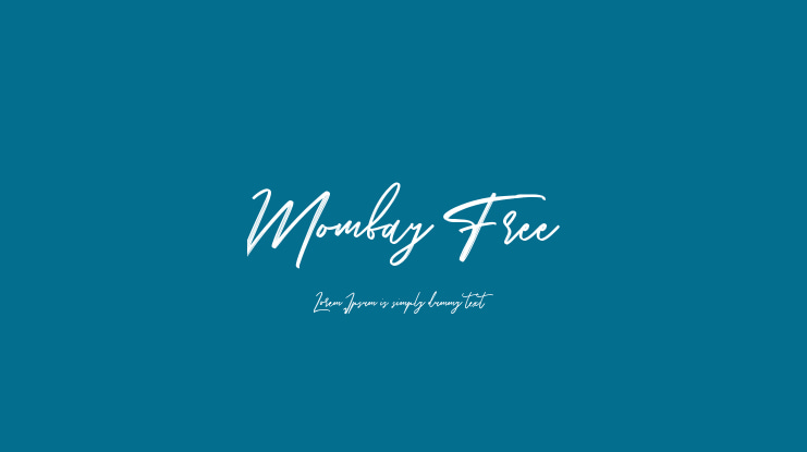 Mombay Free Font