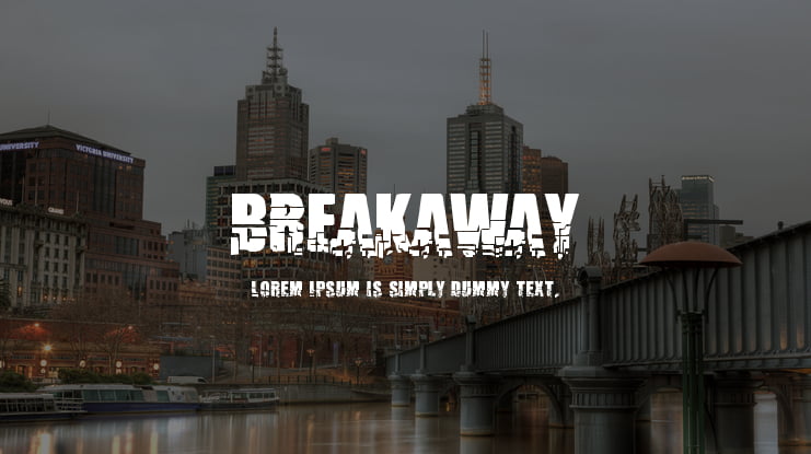 Breakaway Font