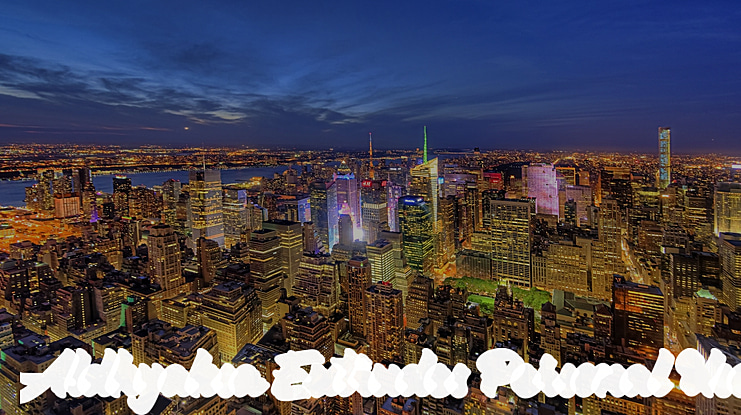 Aldhyaksa Extrudes Personal Use Font Family