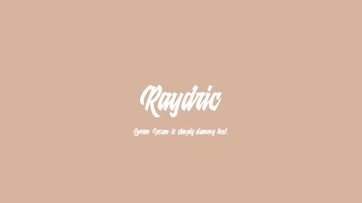 Raydric Font