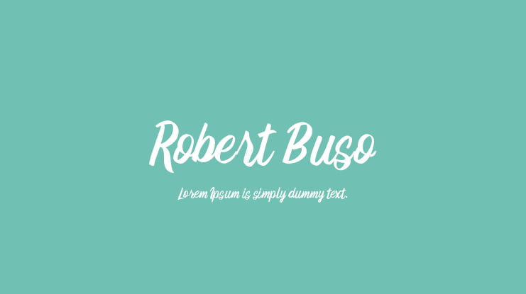 Robert Buso Font