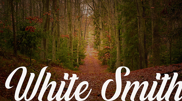 White Smith Font