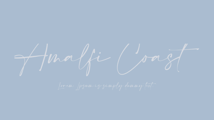 Amalfi Coast Font