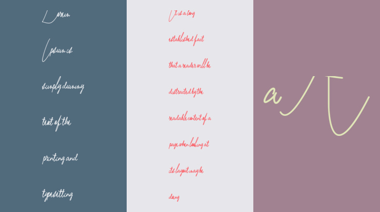 Mae Nitta Personal Use Font