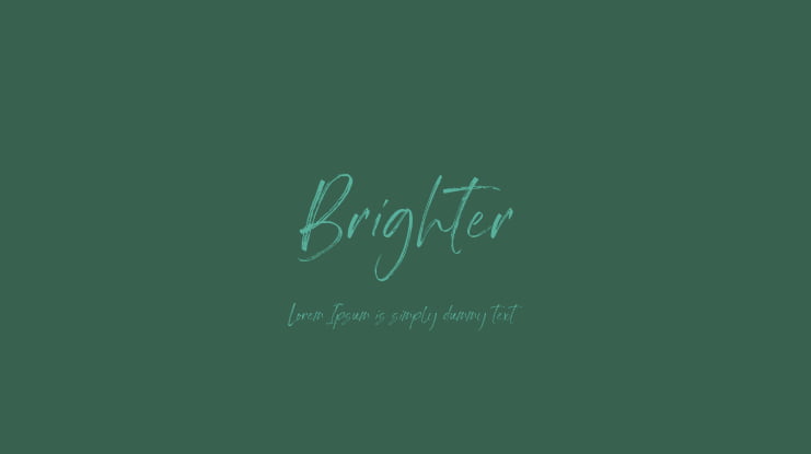 Brighter Font