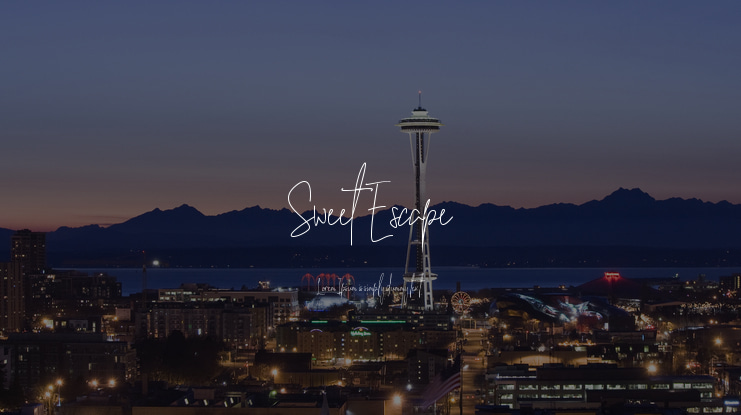 Sweet Escape Font