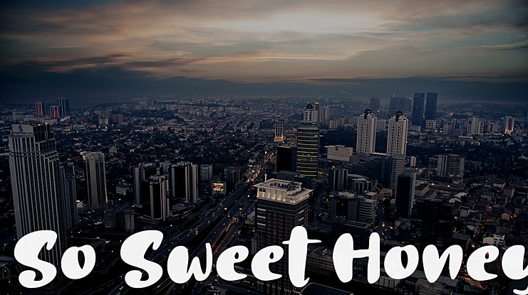 So Sweet Honey Font