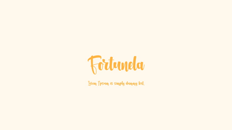 Fortunela Font