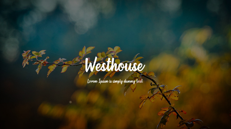 Westhouse Font
