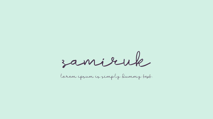 samiruk Font