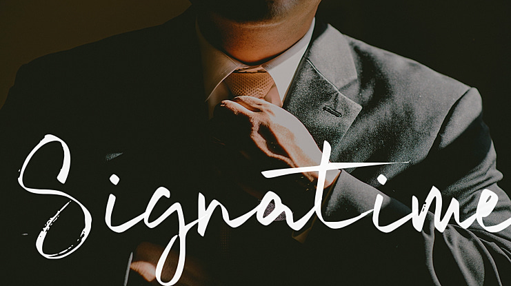 Signatime Font