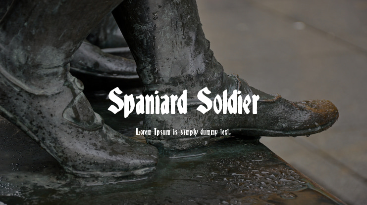 Spaniard Soldier Font