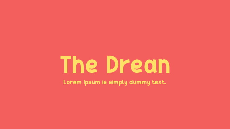 The Drean Font