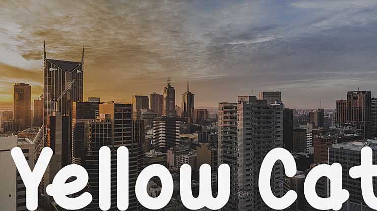 Yellow Cat Font