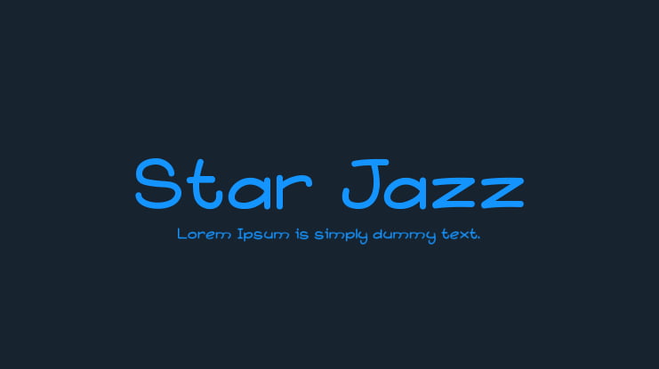 Star Jazz Font