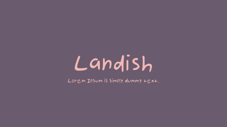 Landish Font