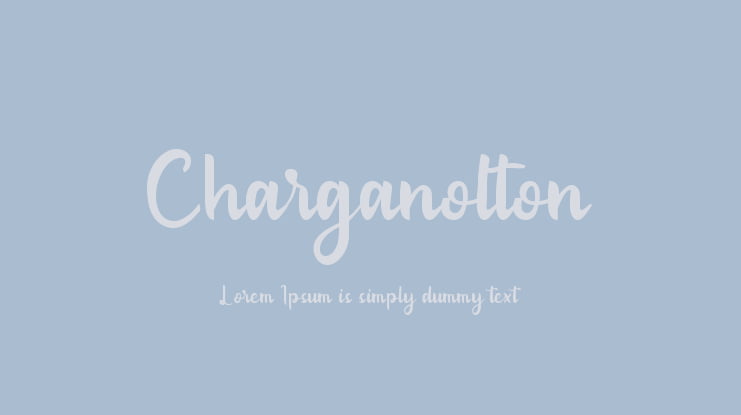 Charganolton Font