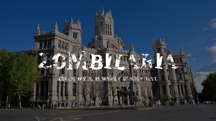 Zombilaria Font