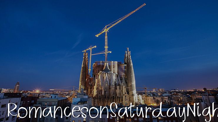 RomancesonSaturdayNight Font