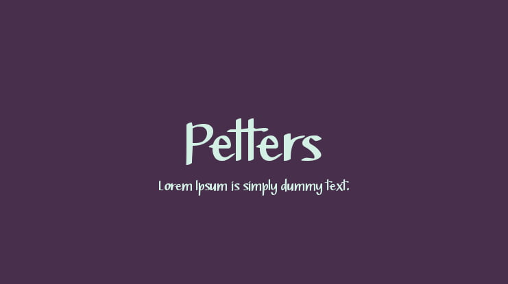 Petters Font