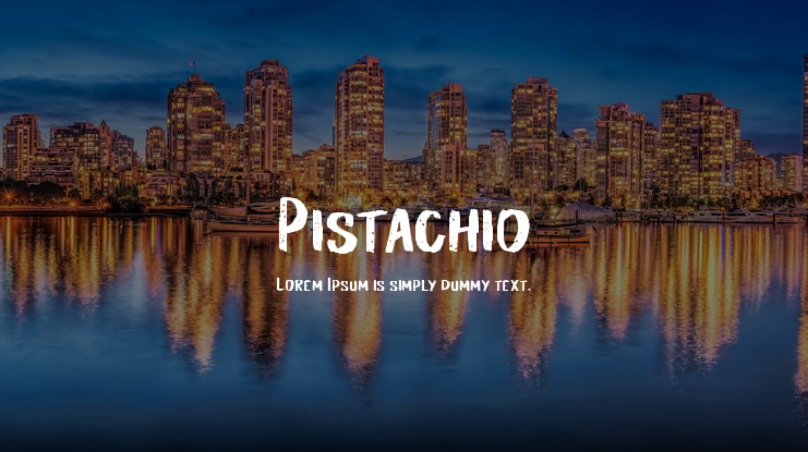 Pistachio Font