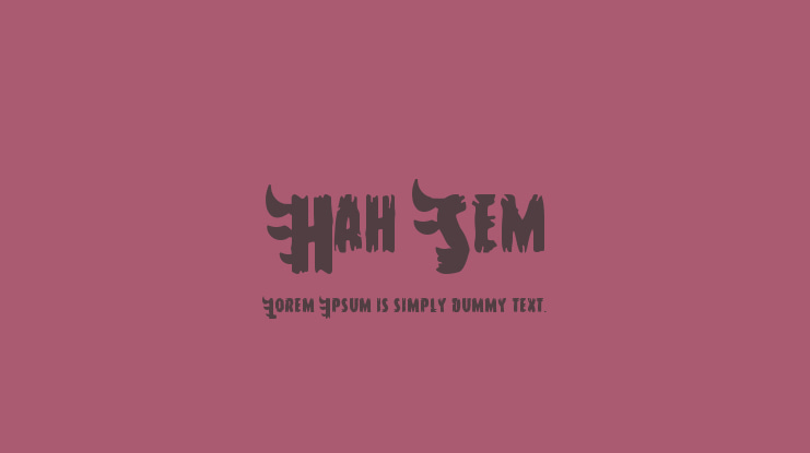 Hah Sem Font