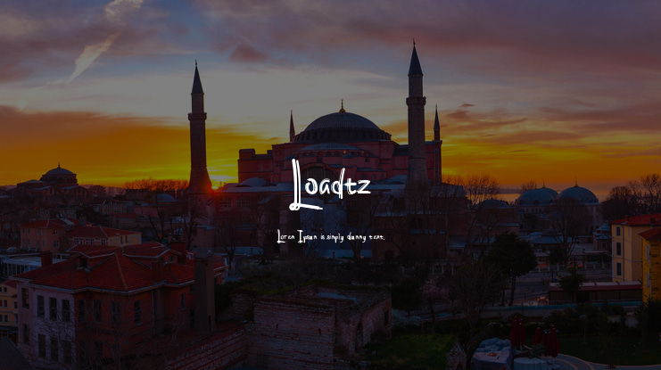 Loadtz Font