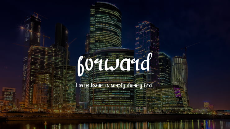 forward Font